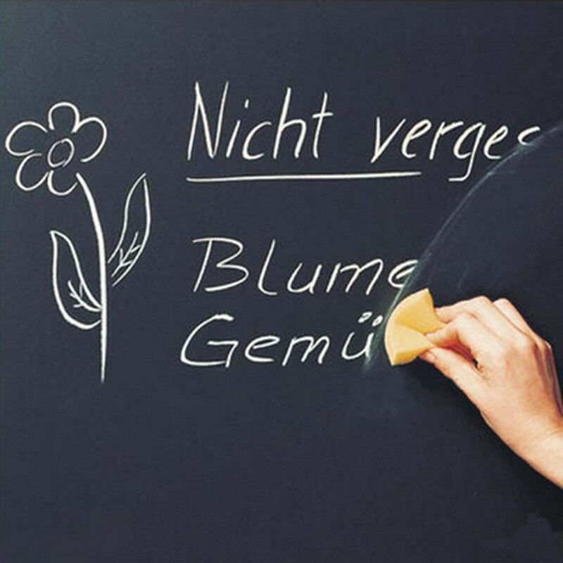 Chalkboard Sticker with 5 Free Chalks Wall Decor Vinyl Peel Stick 17.7*78.7inch