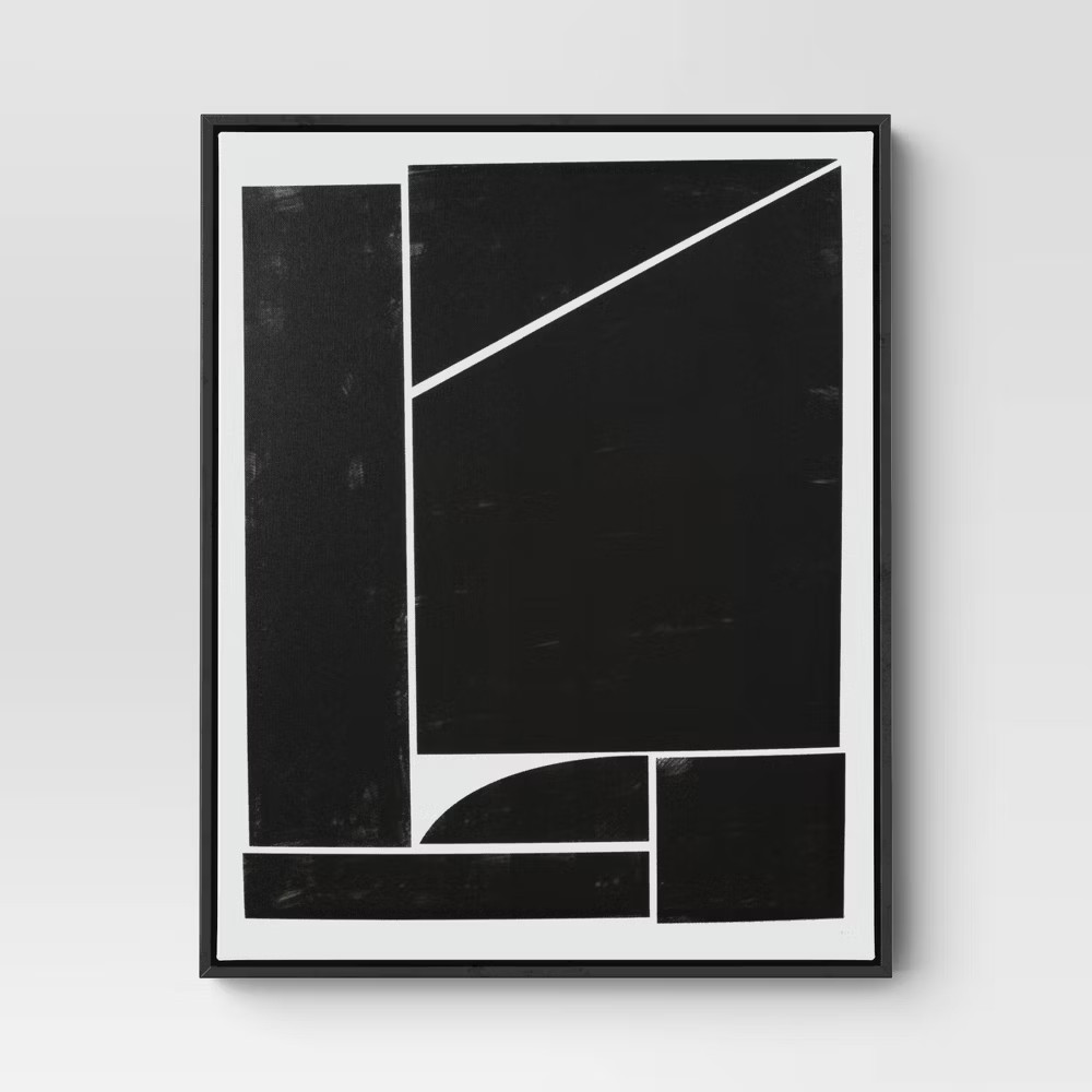Threshold Minimalist Canvas Set of 3 16"x20" Wall Modern Geometric Wall Art