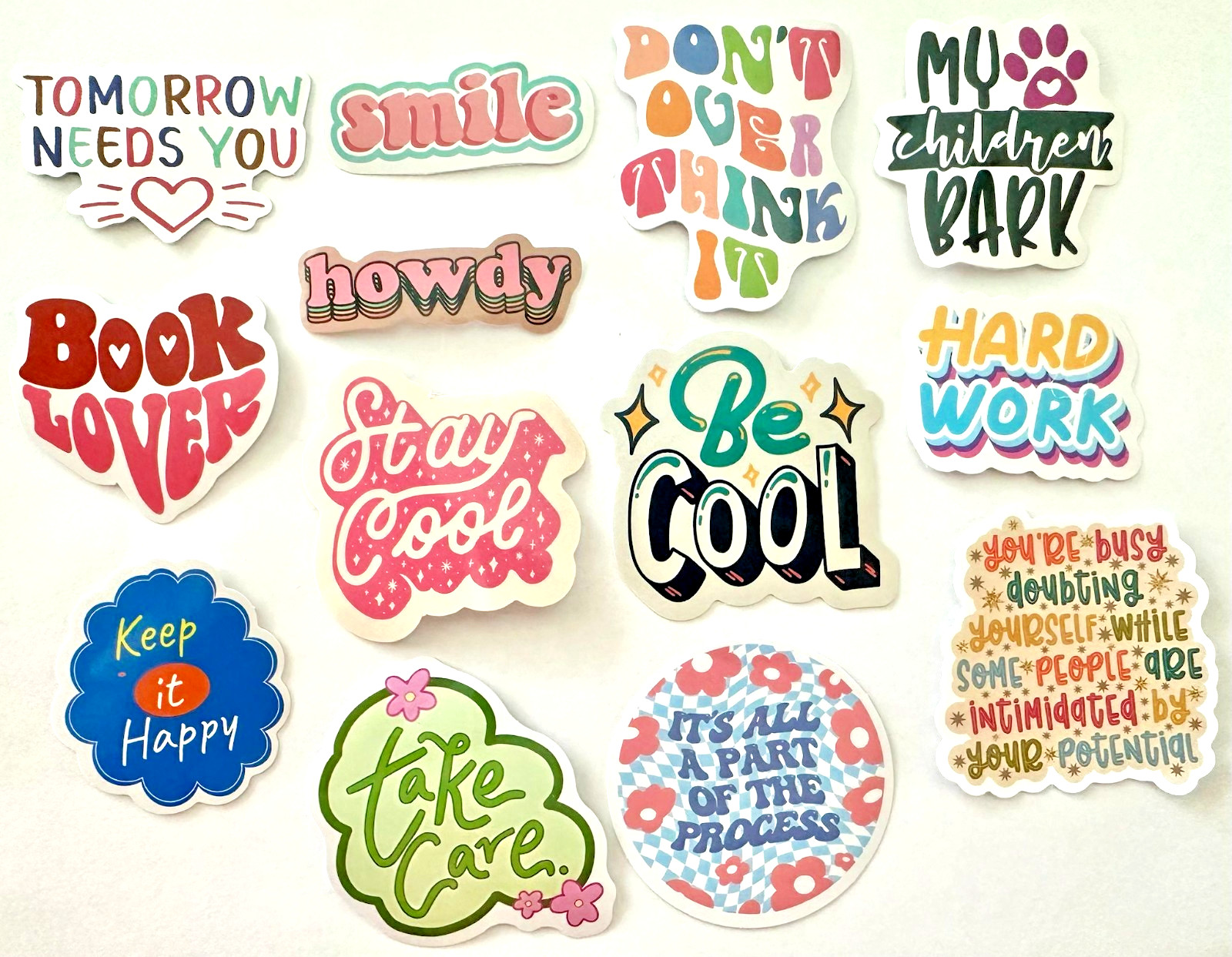 25 Inspirational Motivational Mental Health Cute Saying Stickers Laptop Mix Lot
