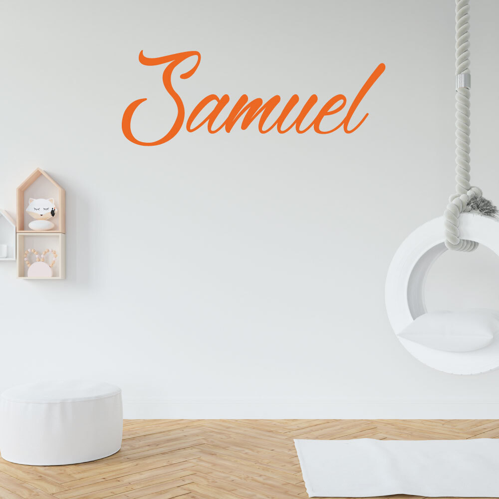 Custom Name Nursery Baby Boy Wall Decal Vinyl Sticker | Bedside Decals