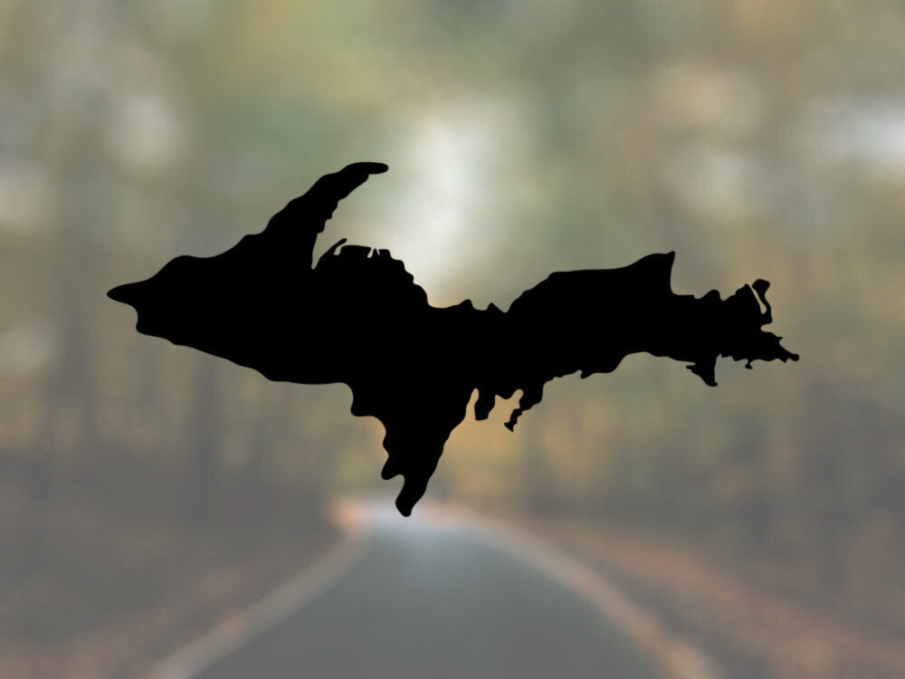 Upper Penninsula UP Michigan – Vinyl Decal Outdoor Weatherproof