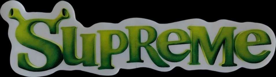 Supreme Sticker 3" Die Cut Gloss Skateboard Water Bottle Tablet Laptop Etc