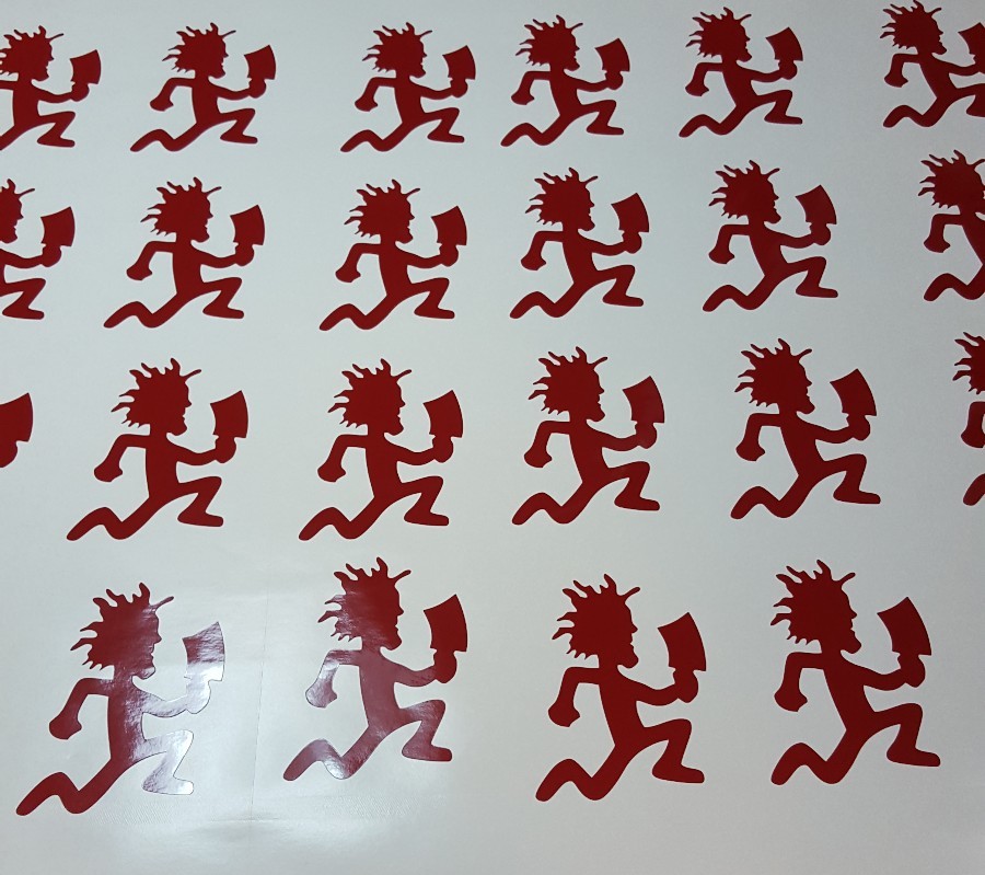 (2) ICP Hatchet Man or Hatchet Girl Decal Sticker Choose Size & Color
