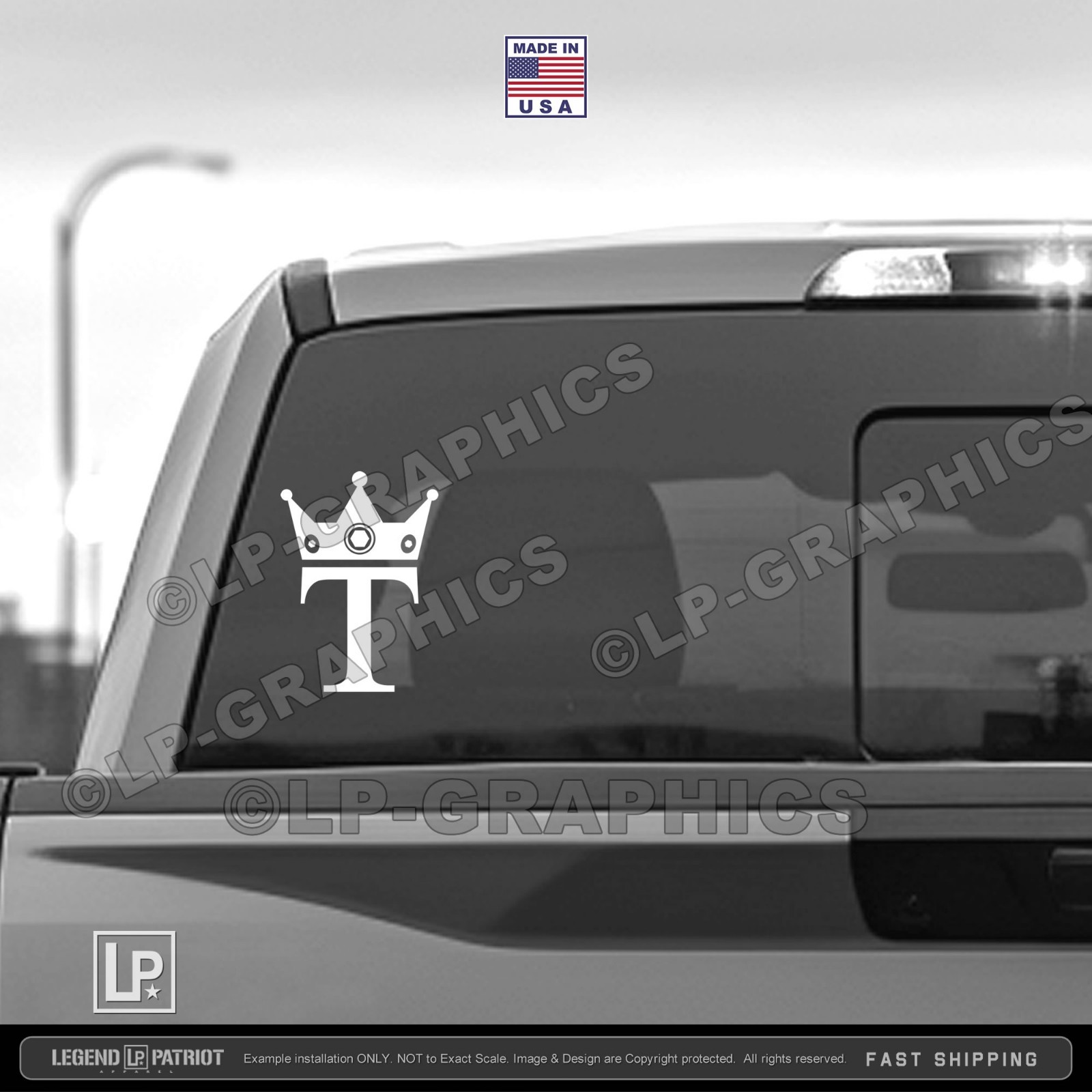 KING TRUMP Decal – usa america patriotic maga 2028 250 2a sticker 5-SIZES