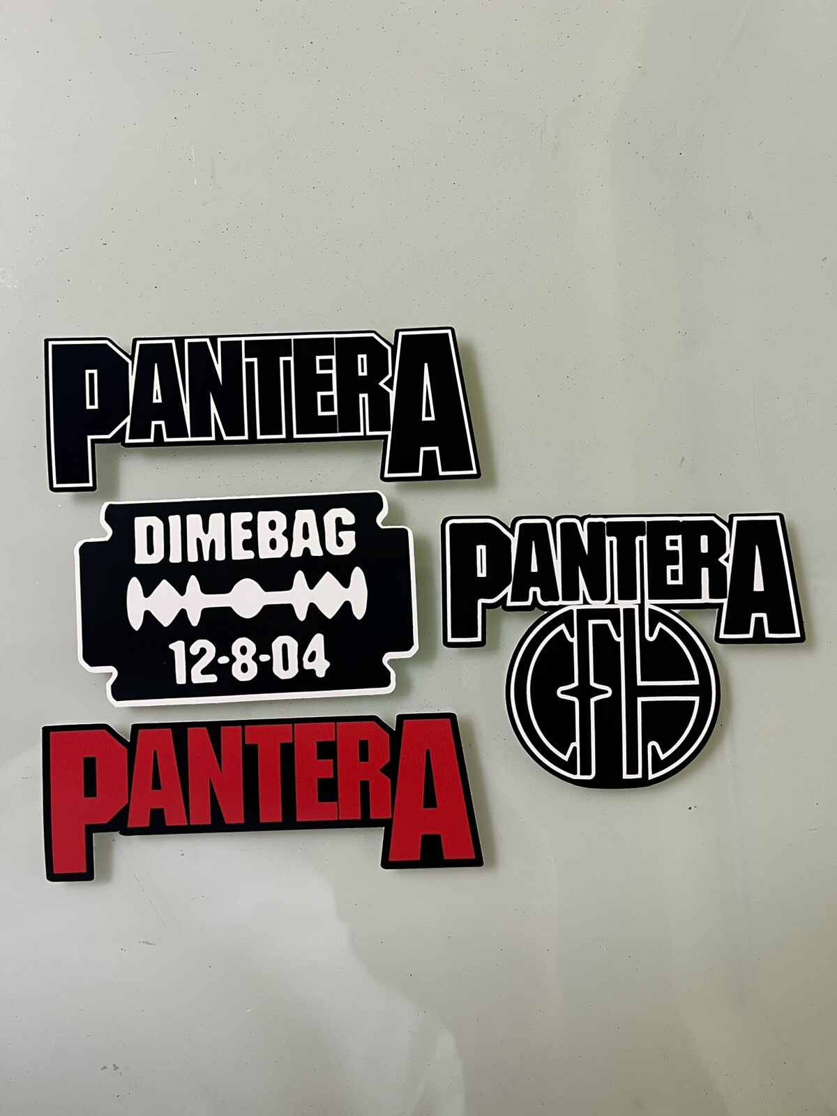 Pantera Sticker Pack – Heavy Metal Sticker Pack , Vulgar Display Of Power