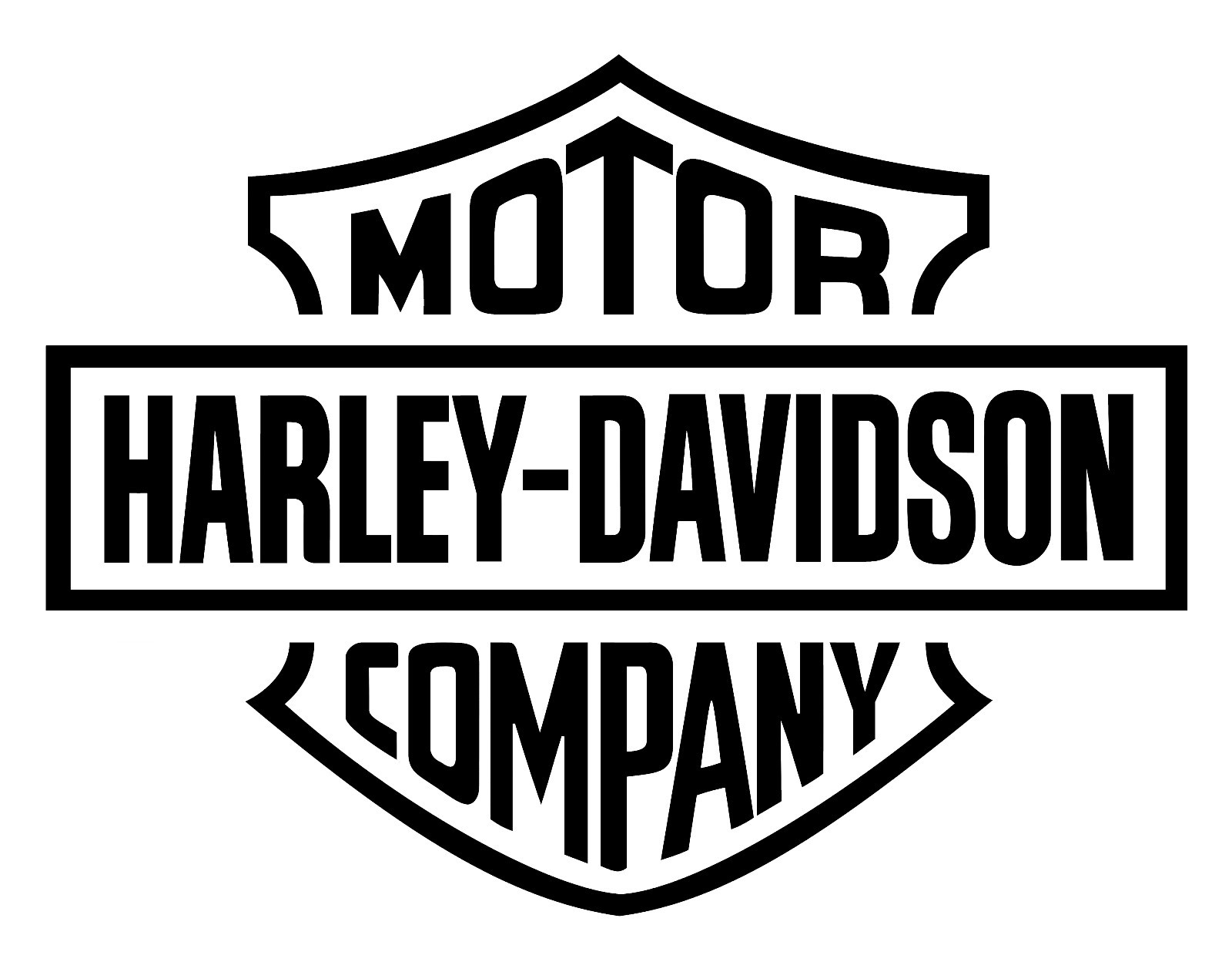 Harley Davidson New/Unused 5.5" Transfer Sticker Ammo Case, Back Window