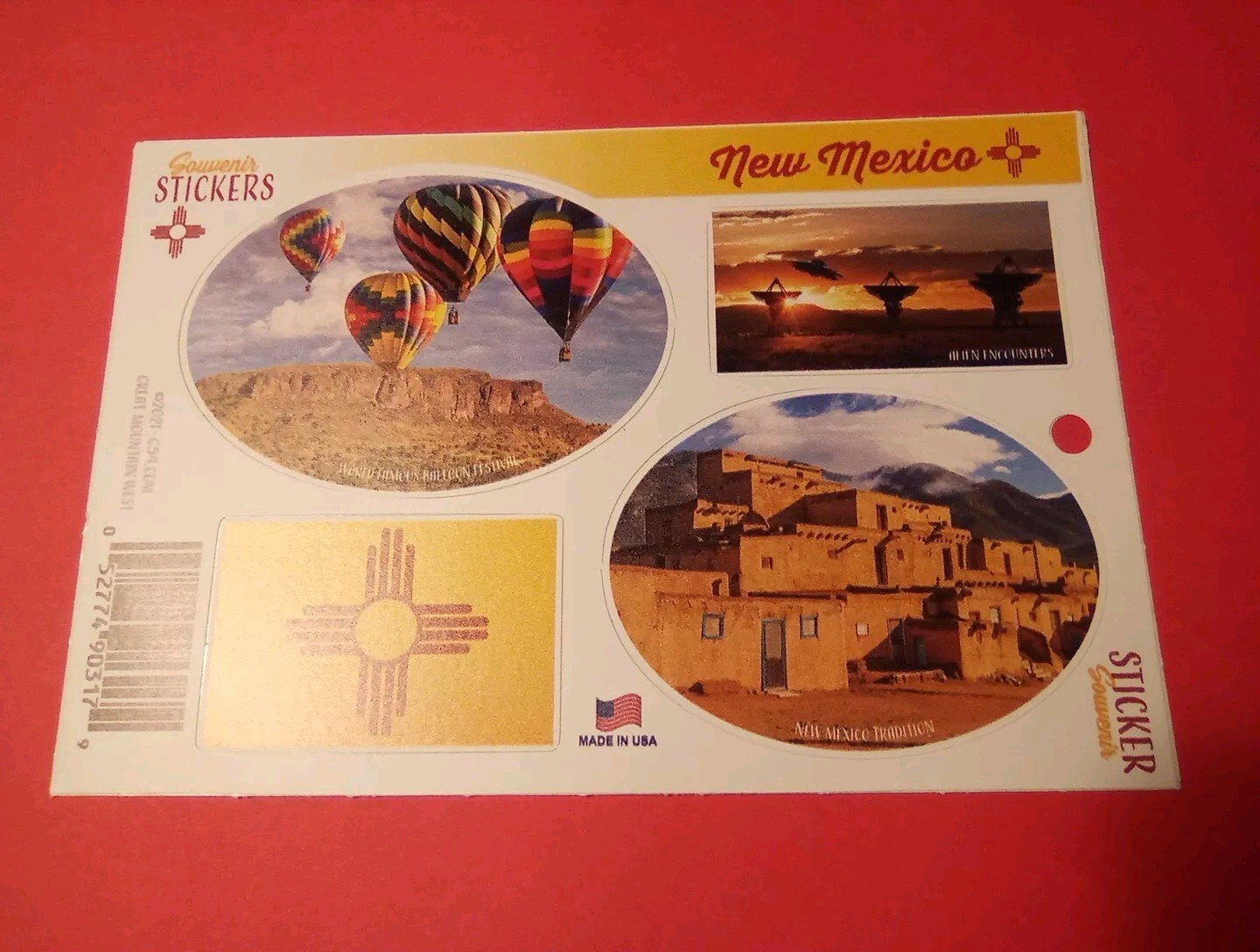 NEW MEXICO 4 LOGO STICKERS GREAT FOR ANY COLLECTION NEW!