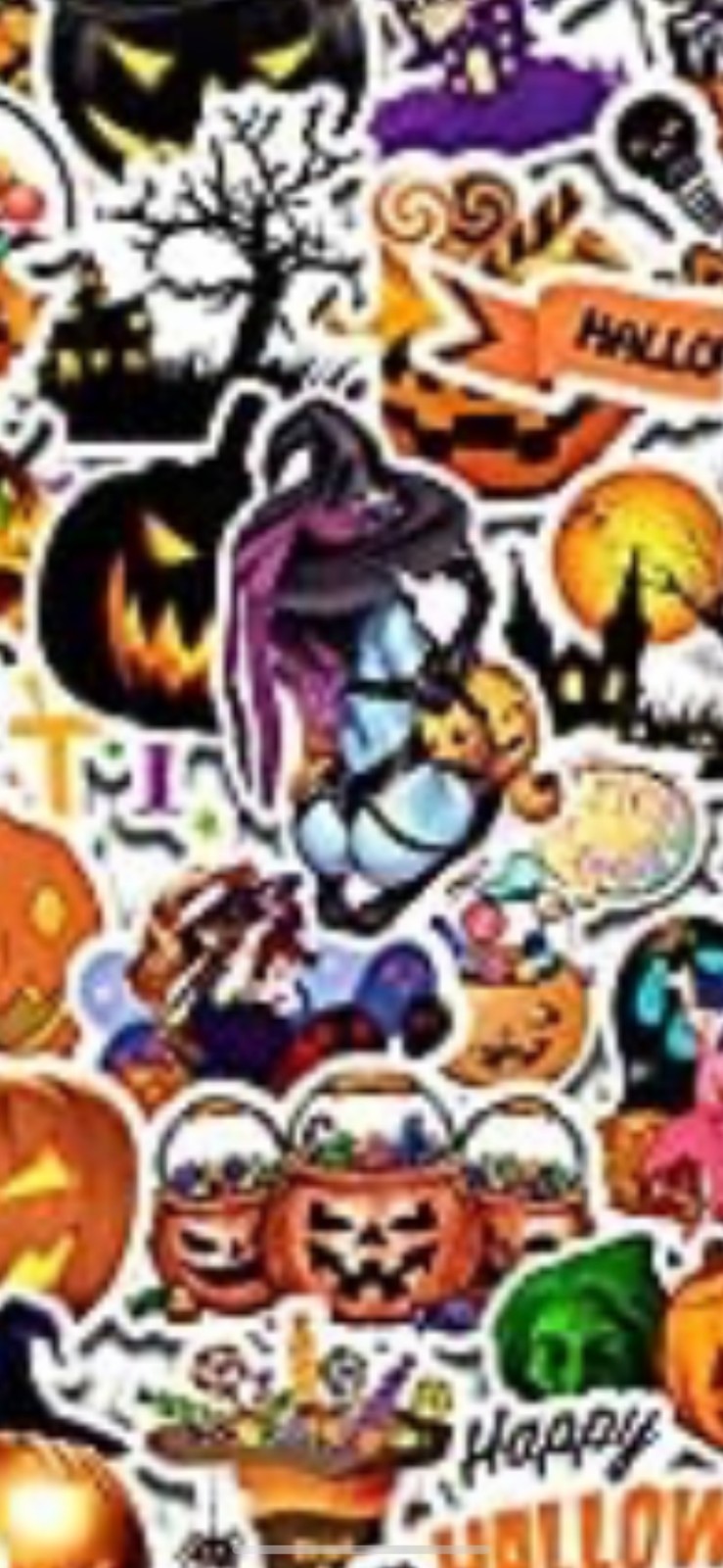 Halloween Mix Sticker Lot 100 Stickers Horror Kids To Adults Something For All!