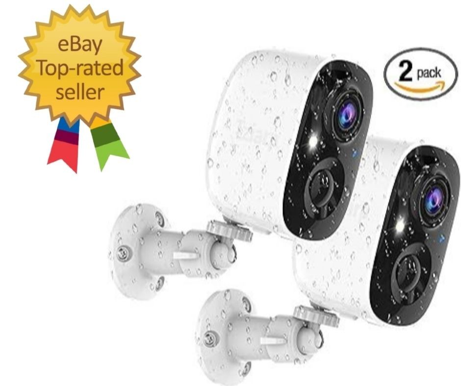 Security Cameras Wireless Outdoor,2K Indoor WiFi Wireless Cameras,Outside Bat…