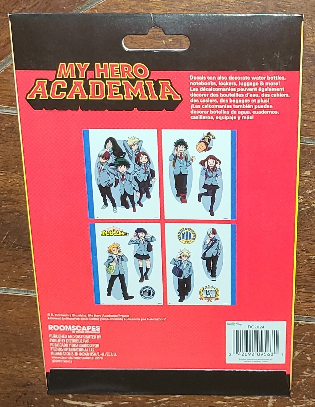 MY HERO ACADEMIA Roomscapes Device Decals by Trends International #DC024
