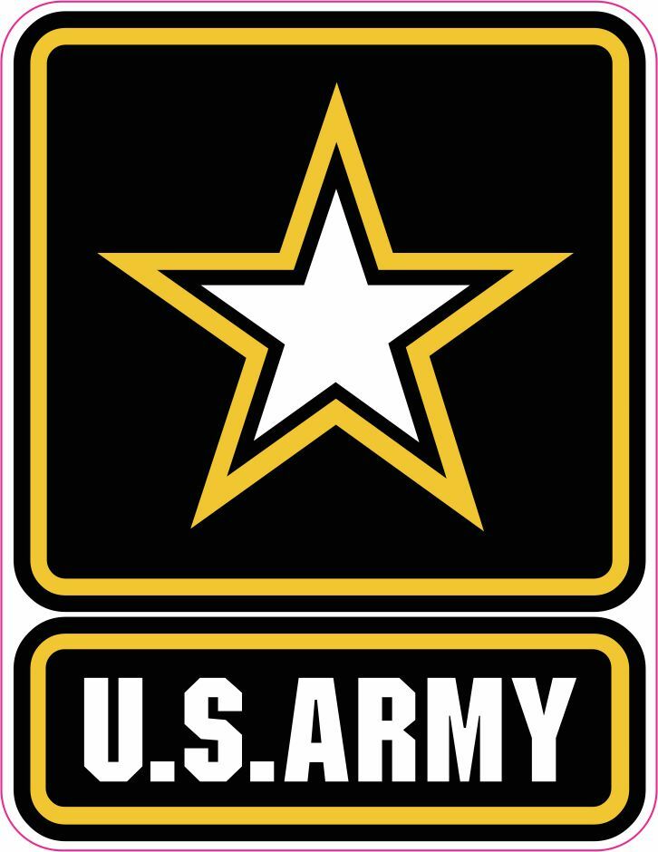 US ARMY VINYL DECAL STICKER DECAL PLAIN, GO ARMY
