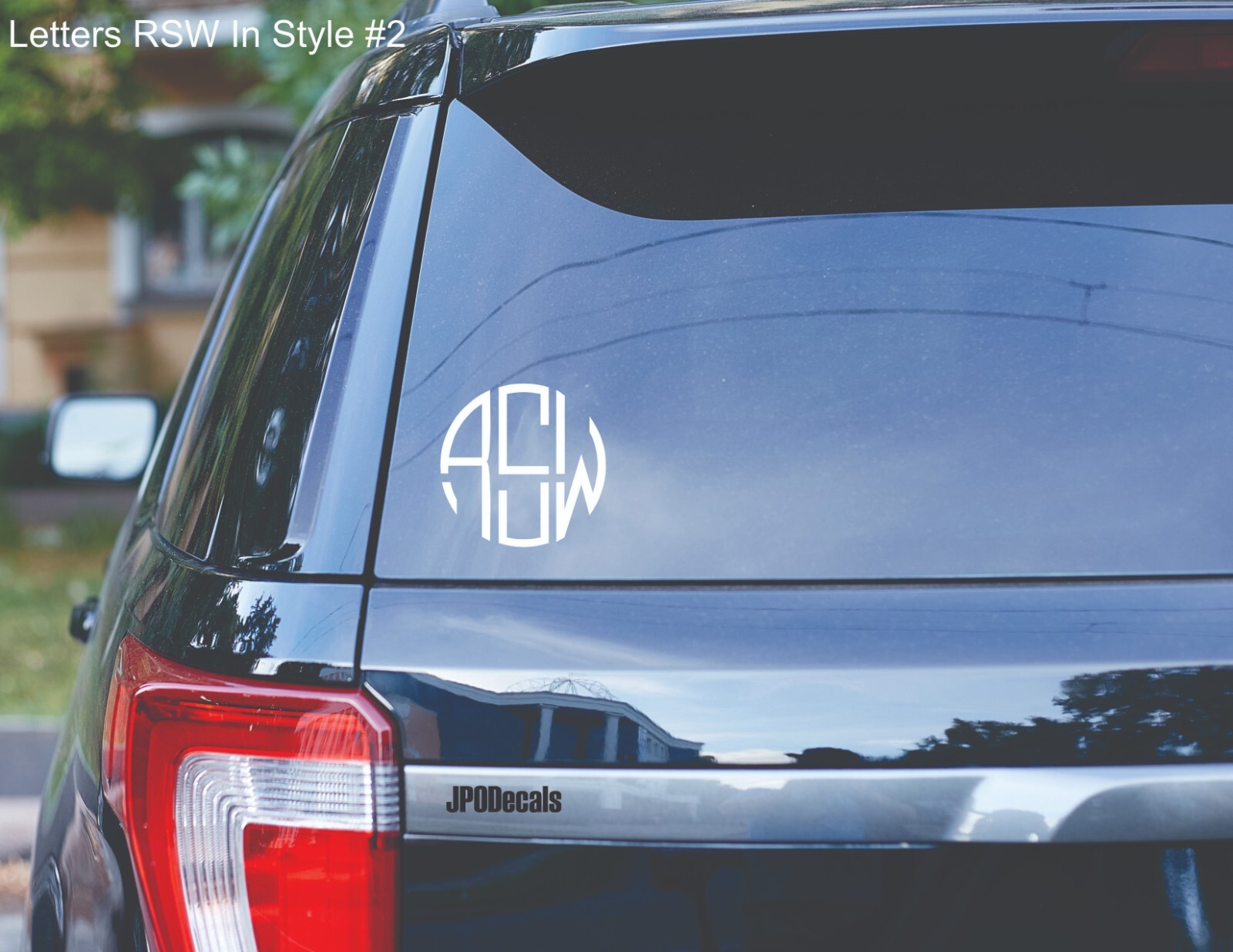 Custom Monogram Vinyl Decals Transfer Stickers 2 Styles *31 Colors Lots Of Sizes
