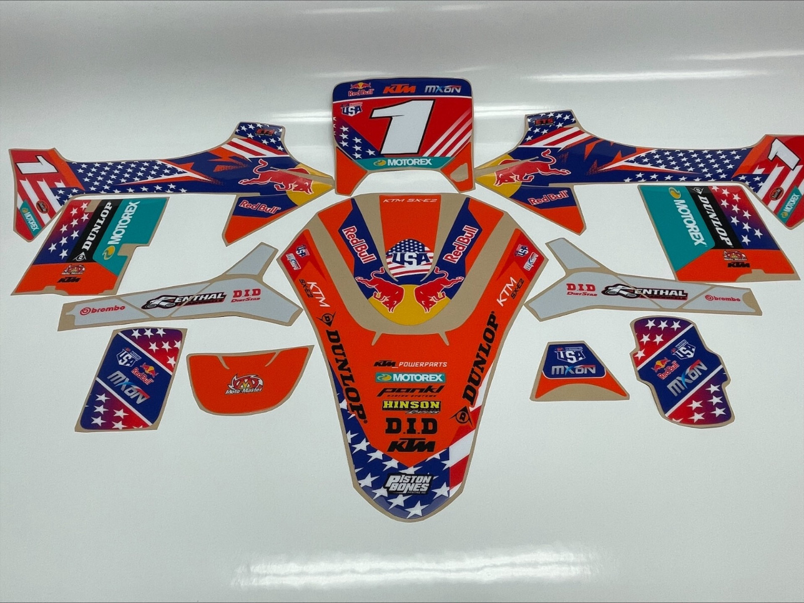 KTM SX E2 FULL CUSTOM GRAPHICS THICK USA MADE QUALITY SXE2 SX-E2