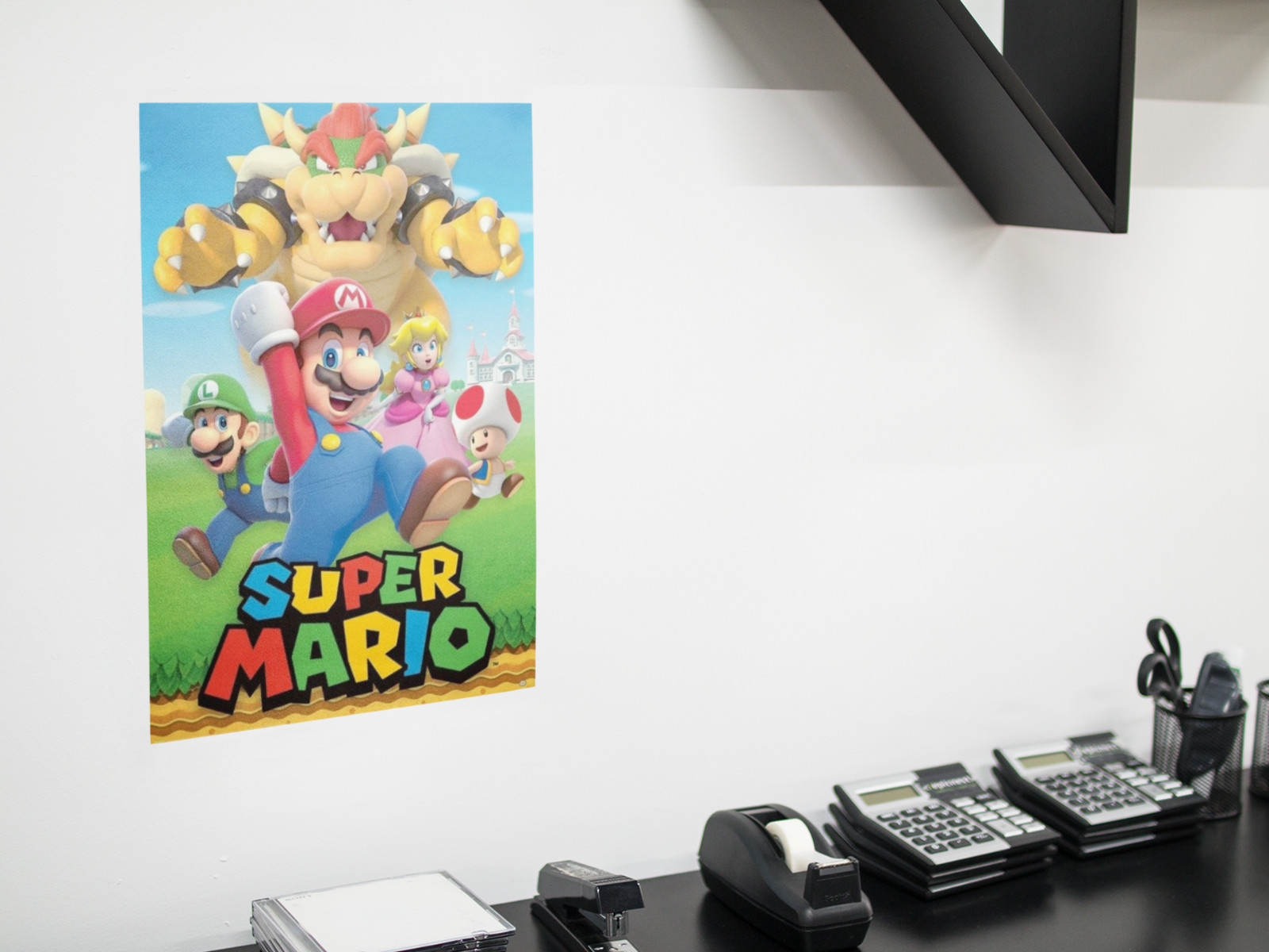 SUPER MARIO Wall Vinyl Decal Poster Graphic Print Removable Adhesive Backing
