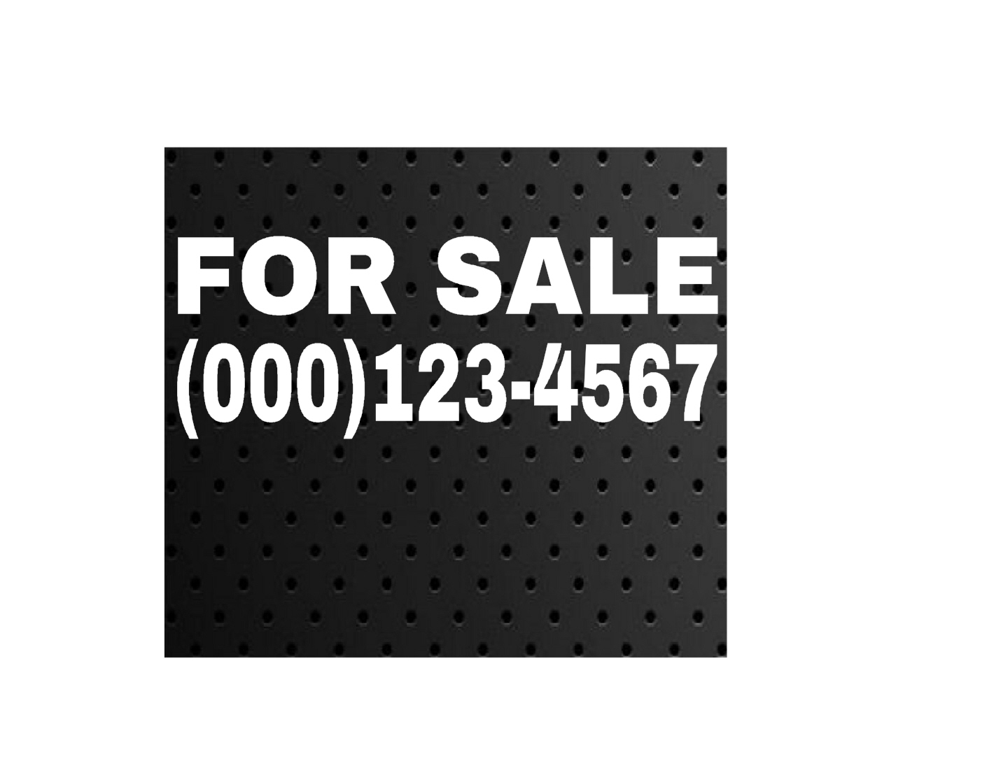 FOR SALE & Phone Number Vinyl Decal Sticker Car Truck SUV Window Sign