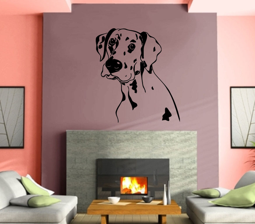 Wall Sticker Vinyl Decal Dog Pets Kids Children (z564)
