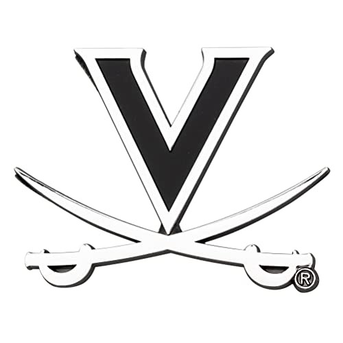 University of Virginia Metal 3D Auto Car Emblem Sticker Chrome Cavaliers UVA