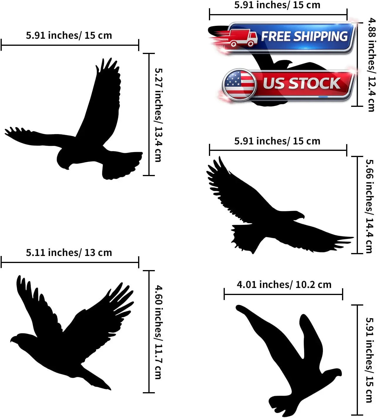 Window Decals for Bird Strikes,20 Pieces Large Leaf Shape anti Collision Window