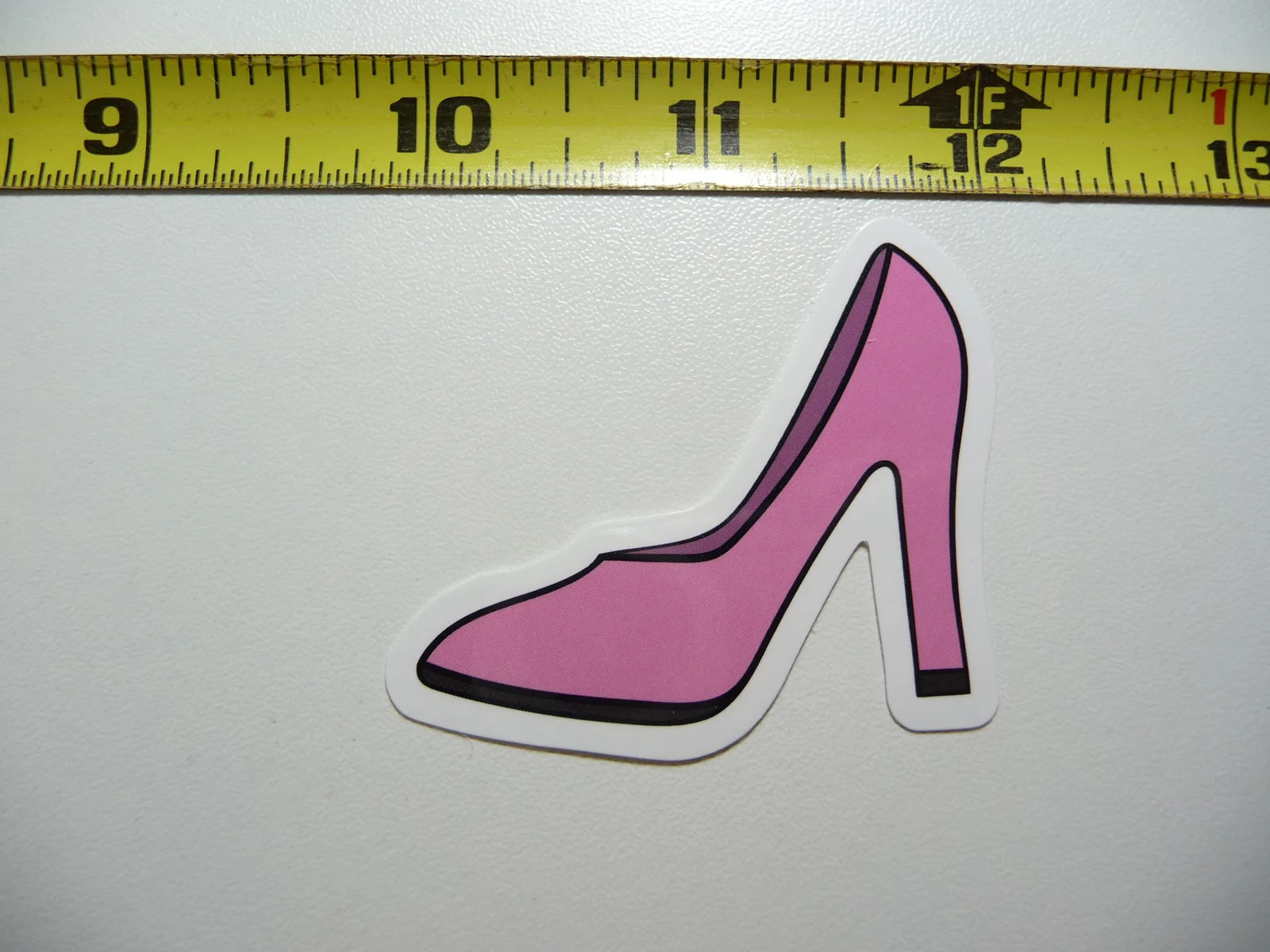 HIGH HEEL SHOE SMALL STICKER DECAL 80S 90S RETRO 1980S 1990S FUN FUNNY