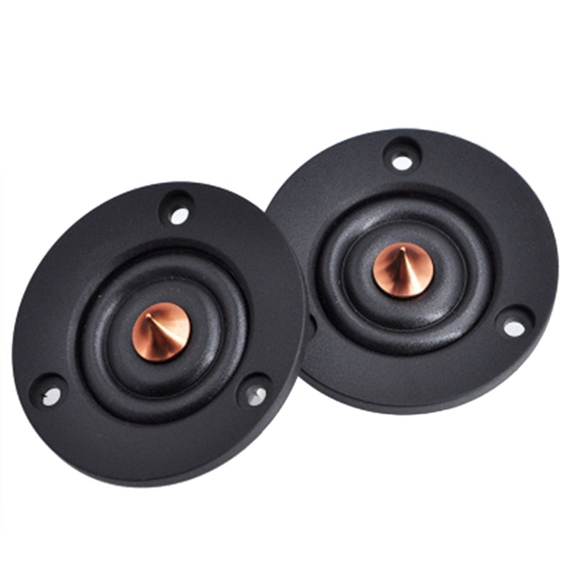 1 Pair Car Tweeter Speakers 2inch 4Ohm 30W Silk Dome Tweeter Loudspeaker