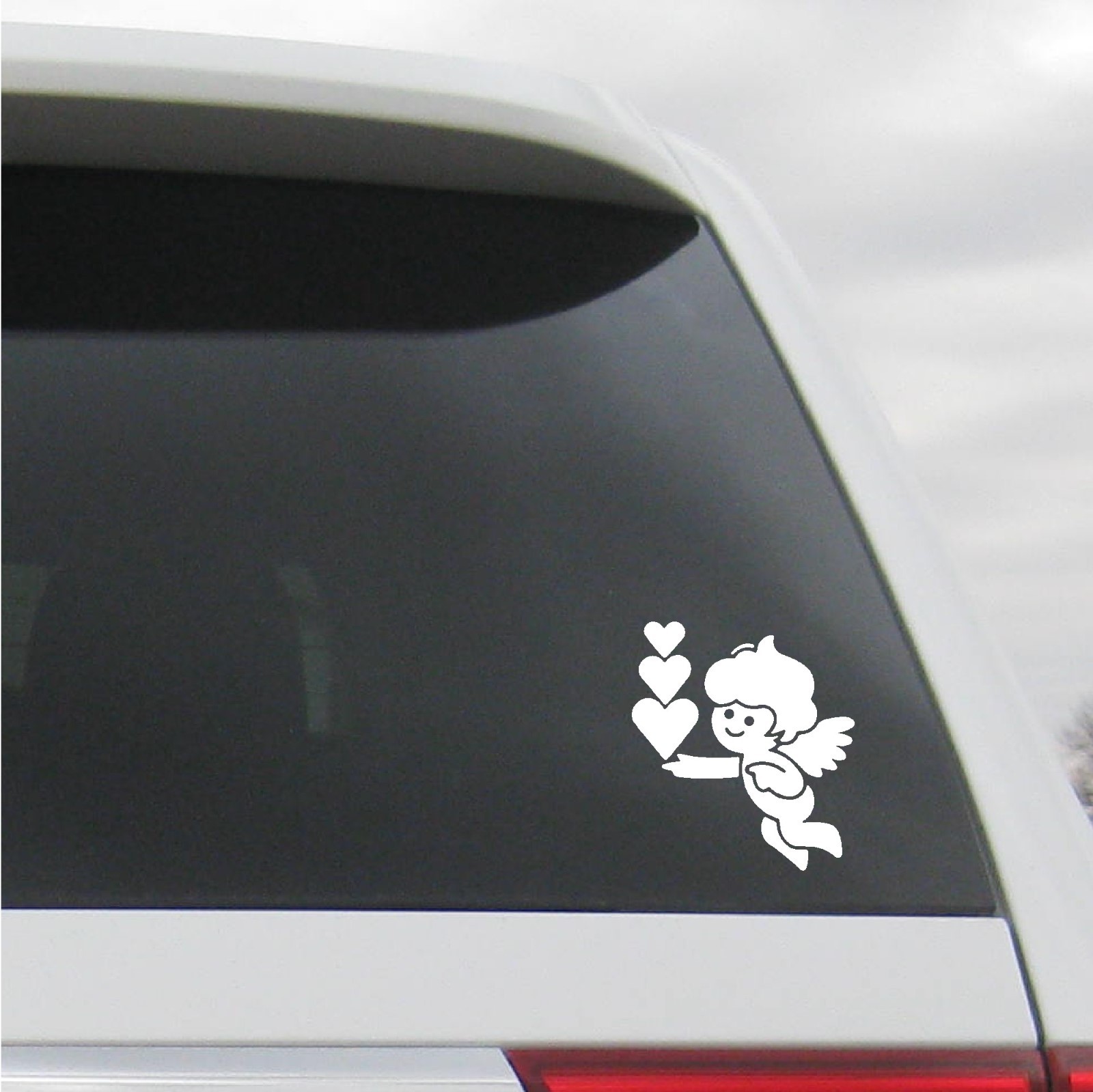 Baby Angel Decal Sticker Vinyl Heart Love Wing Kid Room Decoration , 1 set of 2