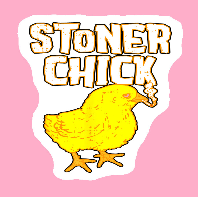 Vinyl Decal Chicken Pot Pie Weed Sticker Weatherproof UV Safe Added Layer