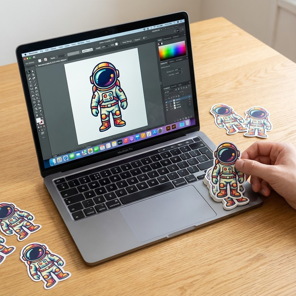 Custom Vinyl Stickers Personalized Decals Your Logo Design Labels Party Wedding