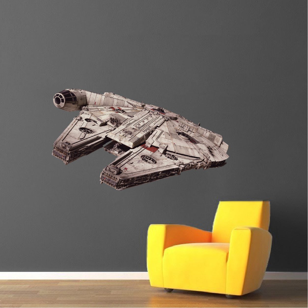 Millennium Falcon Star Wars Decal Wall Sticker from Return of the Jedi s28
