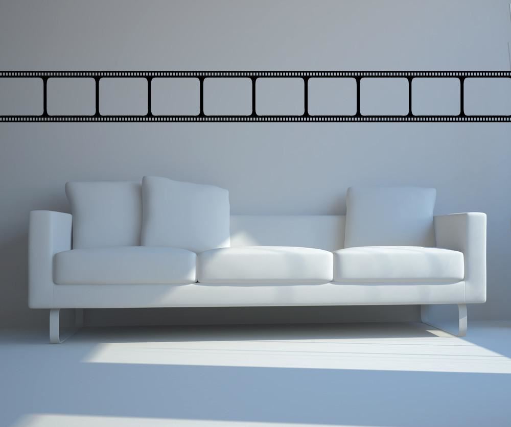 Movie Theatre Room Film Strip Vinyl Wall Decal Sticker. #OS_MB912