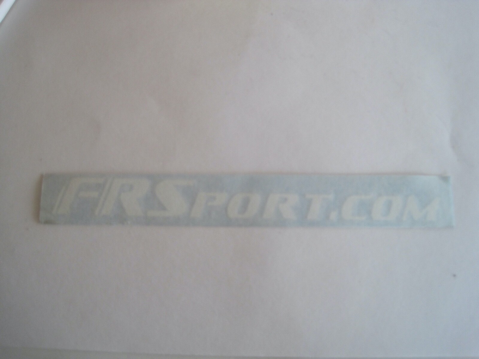 FRSport.com Transfer Decal