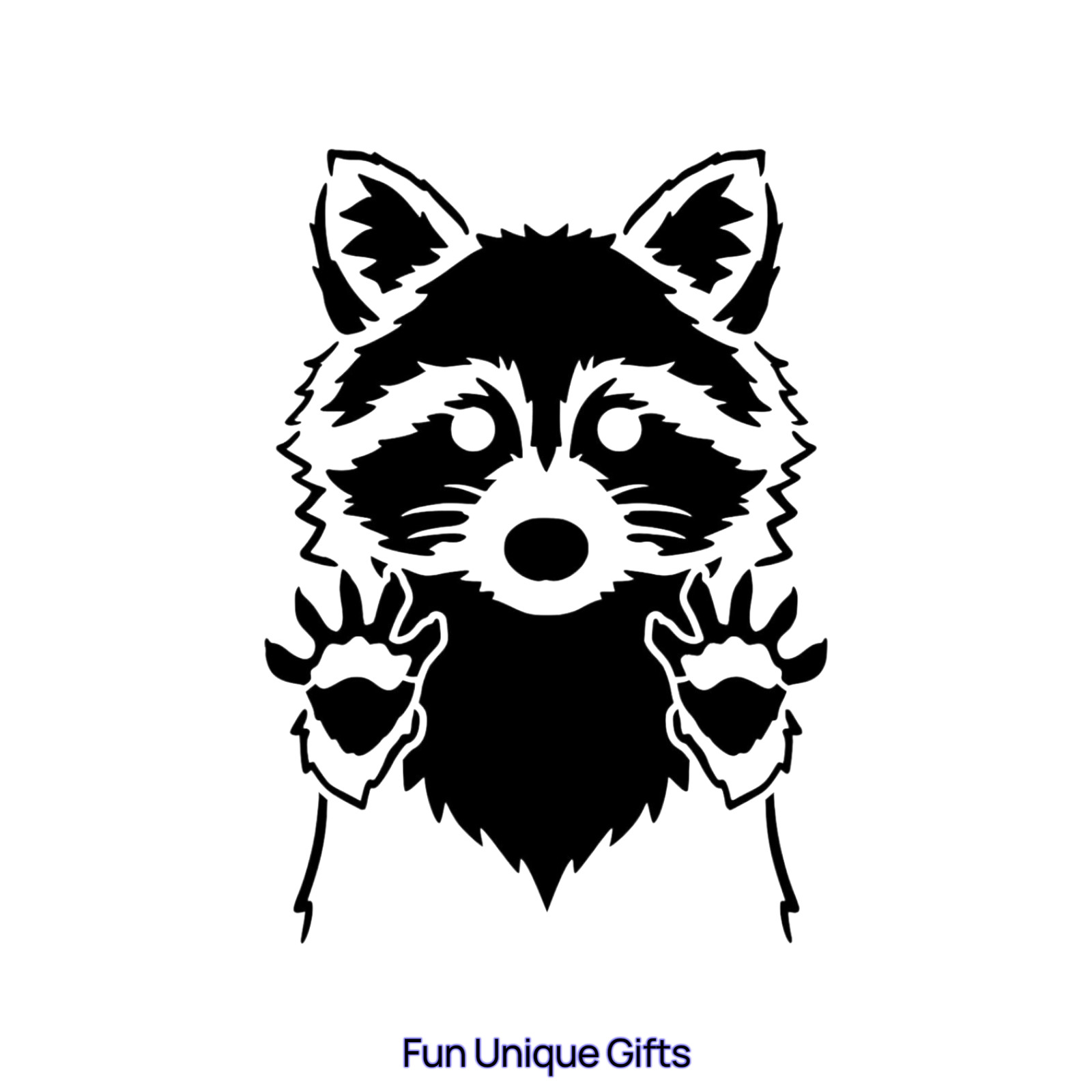 Raccoon Vinyl Decal Sticker -Multiple Colors & Sizes- SHIPS FREE!
