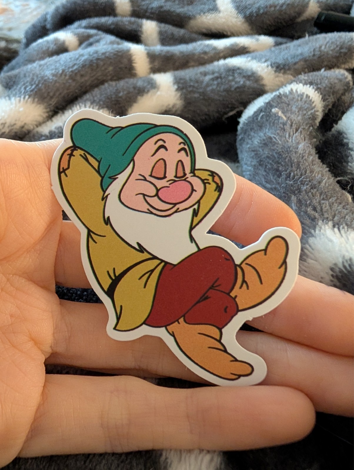 Snow white, Disney, Vintage cartoon, Sticker, movie characters