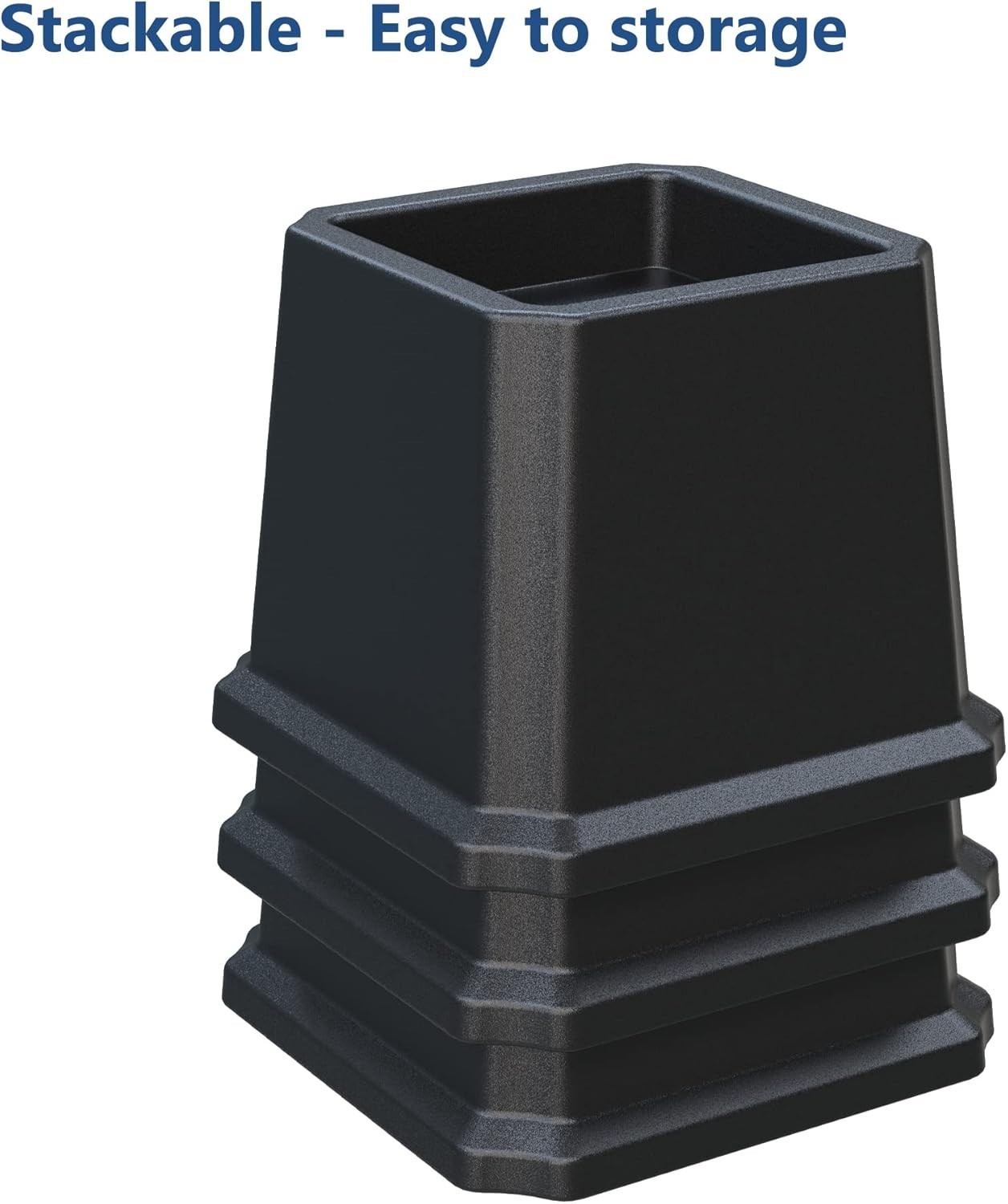 Bed Risers 3 Inch Heavy Duty, Furniture Risers for Bed Frame, Couch, Desk, Chair
