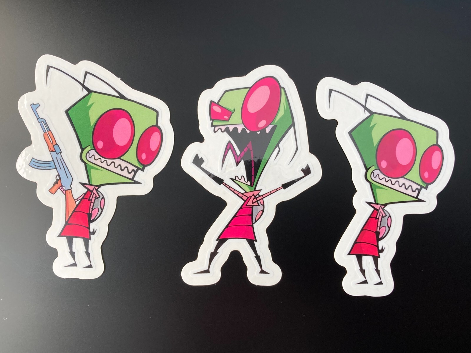 Invader Zim Indoor/Outdoor ~3.5 Inch Vinyl Diecut Stickers | UV/Water Resistant