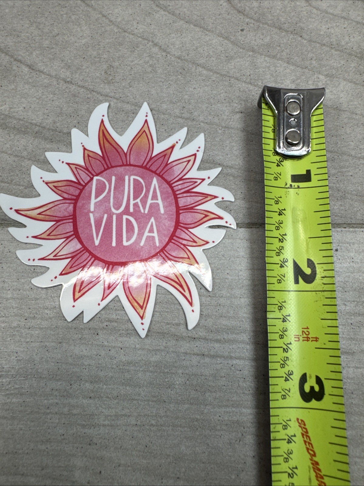 Pura Vida Bracelet Sticker Pack Of 7 Sticker Peace Bus Pineapple Sun Surfboard