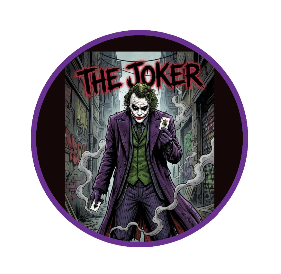 Batman (The Joker) – 4" Vinyl Decal Handmade Car Cooler Laptop Truck Tumbler 26