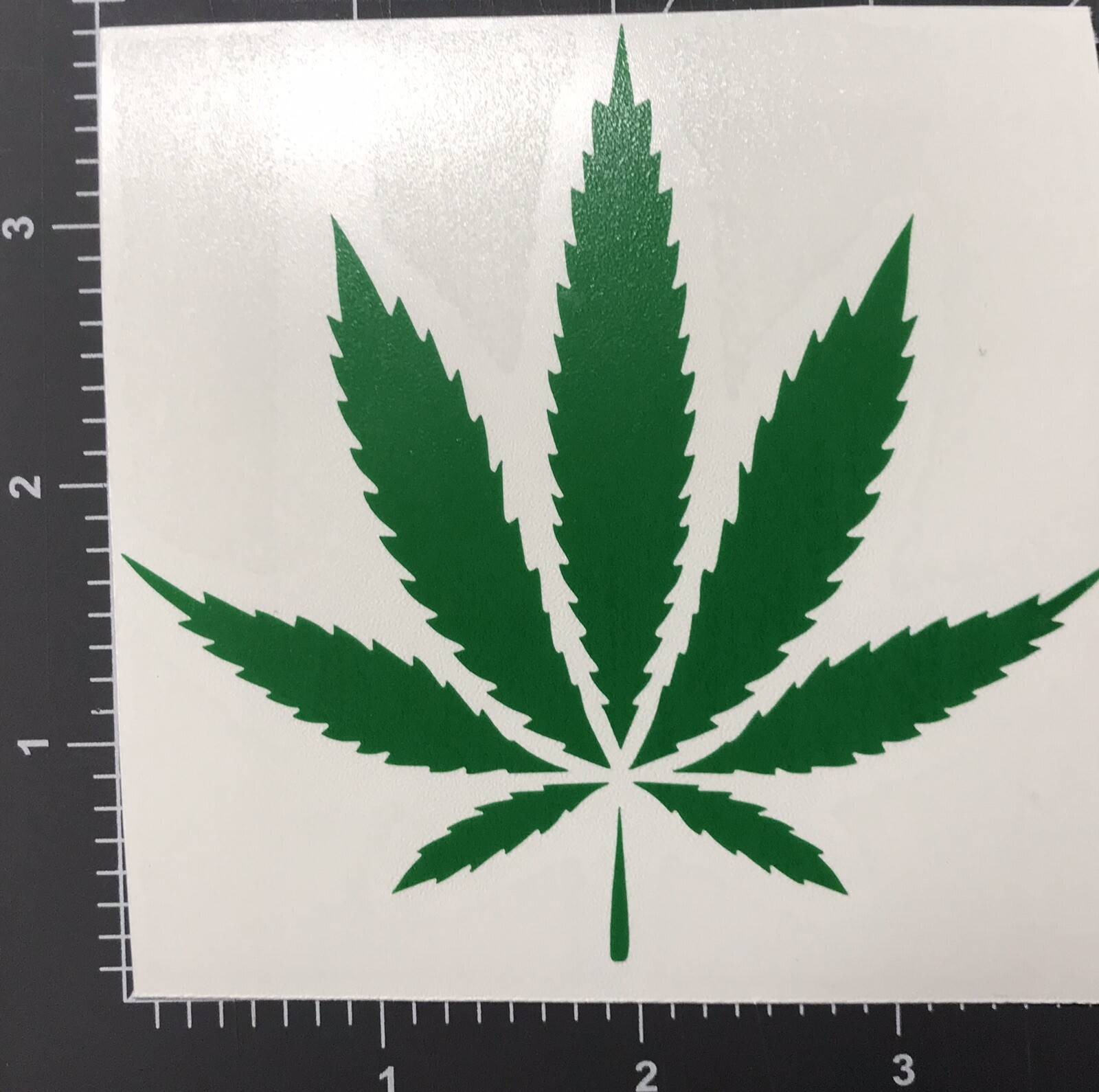 MARIJUANA POT LEAF Wholesale Lot 3 Vinyl Decal Stickers Window Bumper 3.5”