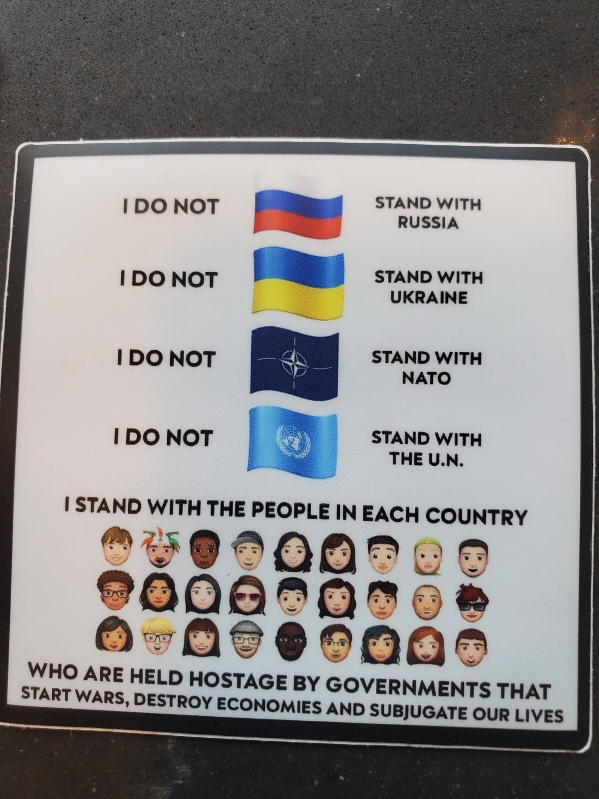 FEMA SUCKS GOVERNMENT SUCKS STICKERS *WORLDWIDE 🌐 SHIPPING* 5 YEAR WARRANTY