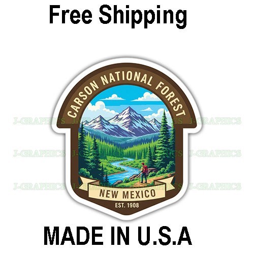 Carson National Forest California Decal Sticker Souvenir Travel C