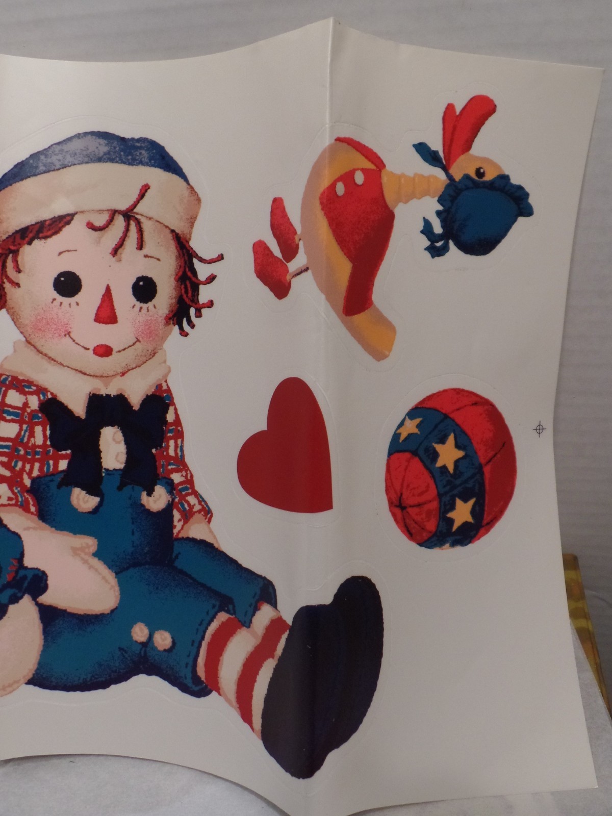 Raggedy Ann & Andy Nursery Wall Stickers Decals Decor 3 Sheets Ann Andy Dog