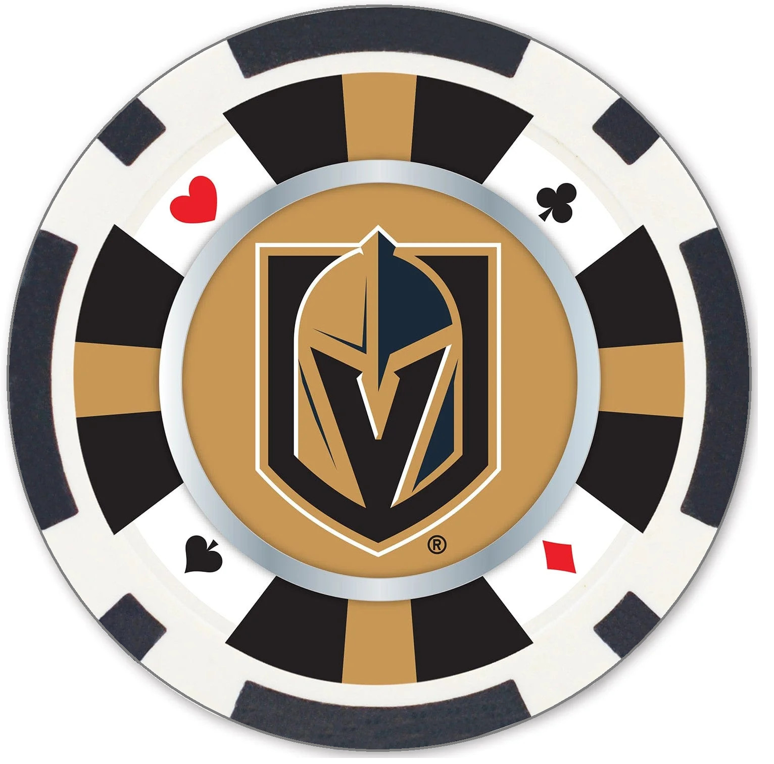 Vegas Gold Black Hockey Weather Resistant Vinyl Sticker/Decal 11