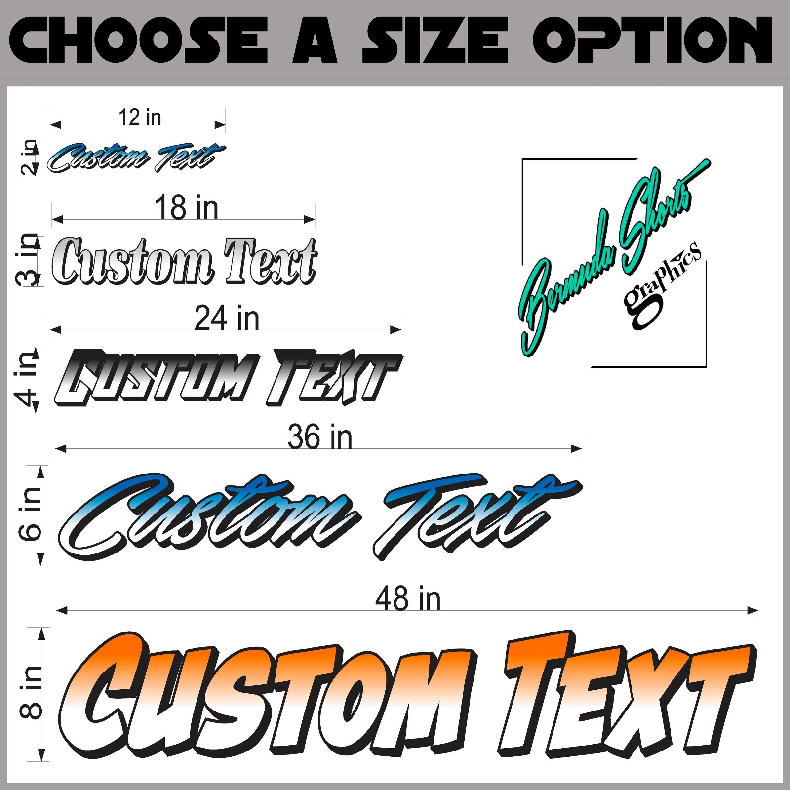 Custom Windshield Decal, Personalized Premium Automotive Vinyl text graphic CTDP