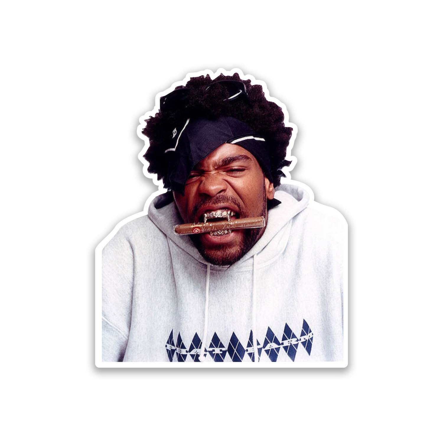Wu-Tang Clan Method Man 4" Tall Vinyl Sticker – Includes Two Stickers
