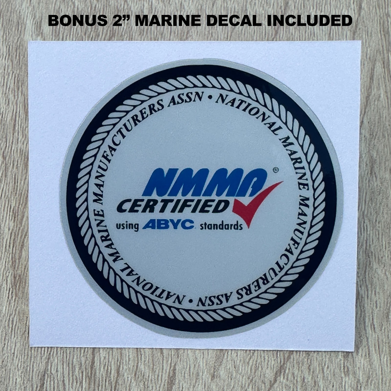 Custom Boat Capacity Plate Sticker Replacement Decal NMMA USCG 4×4 Silver Vinyl