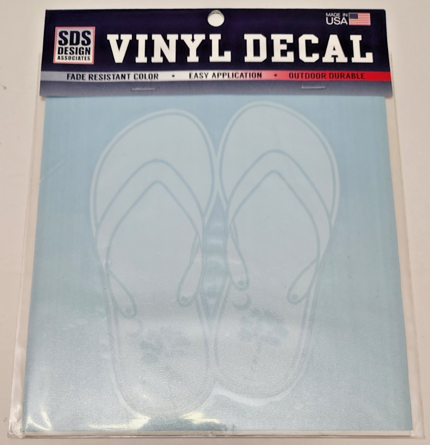 South Carolina SDS Palmetto Flip Flop Decal (Set of Three)