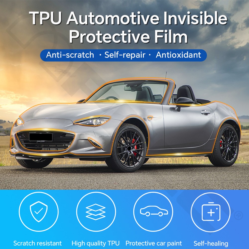 For Mazda MX-5 MX5 2016-2026 Precut Kit Paint Protection Clear Film PPF Full Car