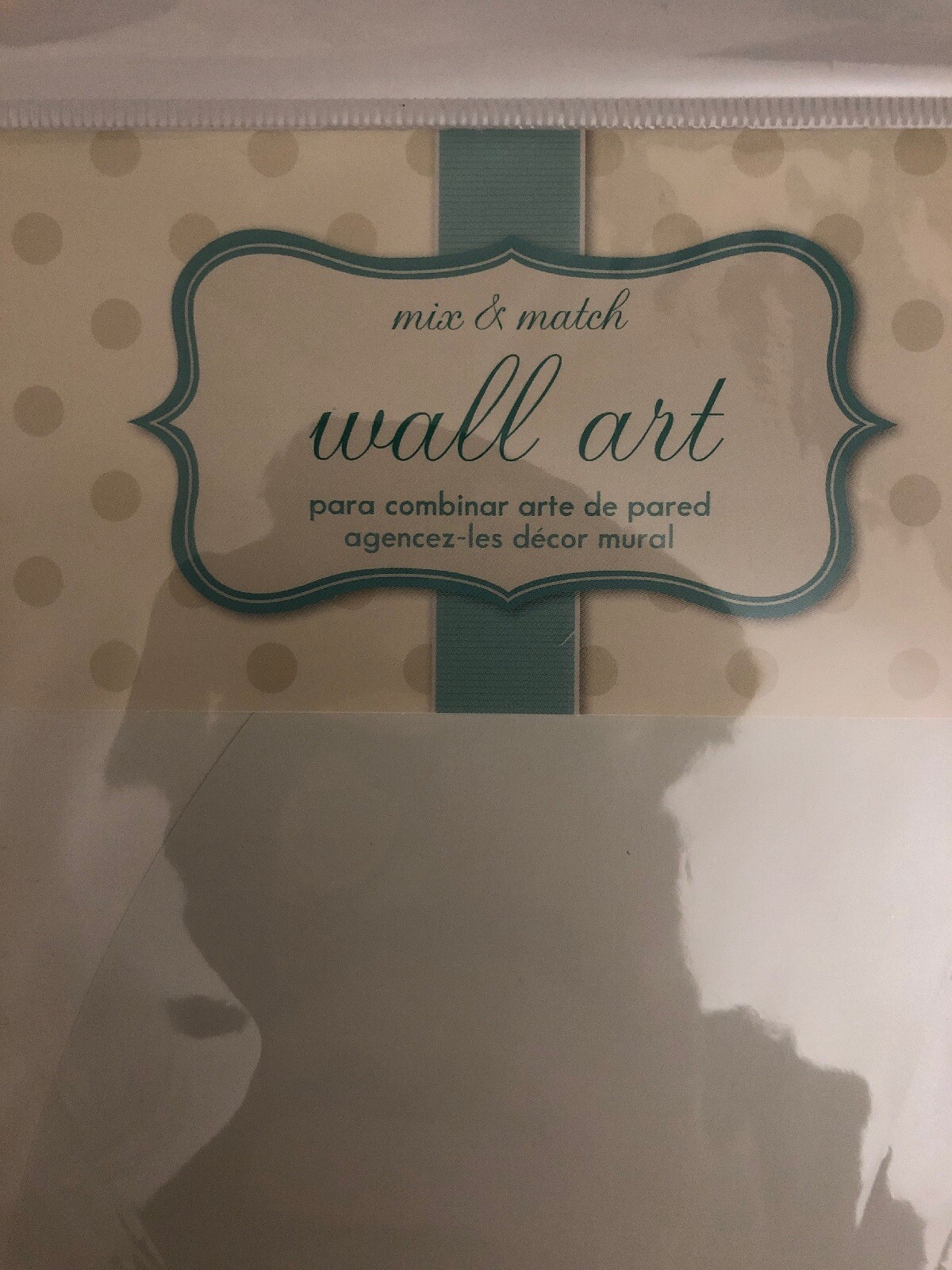 WallPops! Brewster Home Fashions WPD98817-4 Pcs 13” Ivory/White Dots-RARE-SHIP24