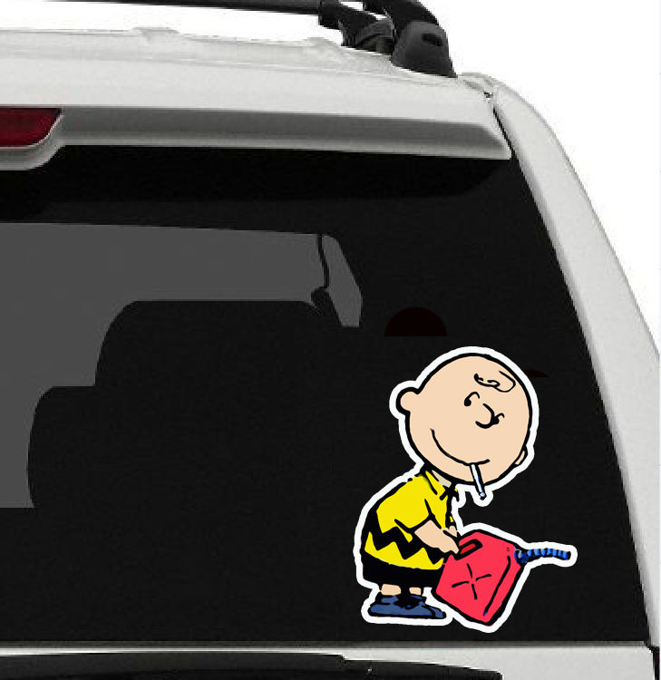 Banksy Charlie Brown Wall Art Sticker Car Decal Indoor/Outdoor 3M Bad Ass Chuck