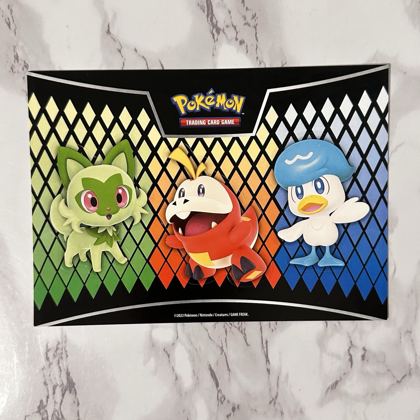 Lot Of 6 Pokemon Sticker Sheets Assorted – Sprigatito, Fuecoco, Quaxly, Arceus