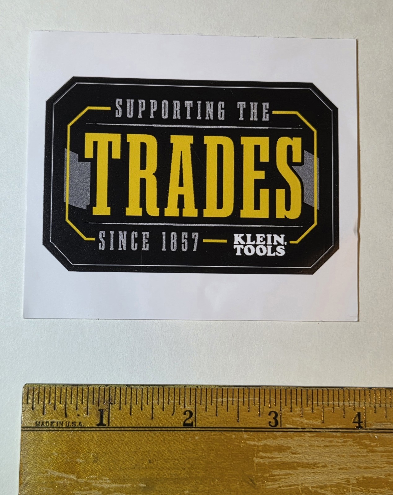 Klein Tools Tradesman Club Exclusive Giveaway Sticker September 2024